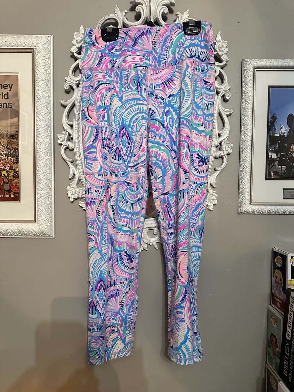 Lilly Pulitzer Luxletic Weekender High Rise Leggings Multi Happy As A Clam
